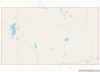 Map of Logan County, North Dakota