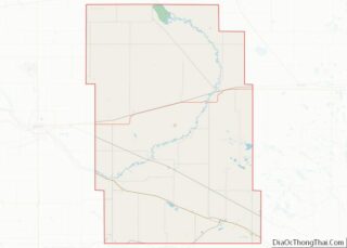 Map of McHenry County, North Dakota