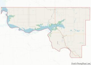 Map of McLean County, North Dakota