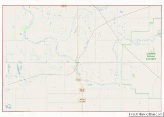 Map of Ransom County, North Dakota