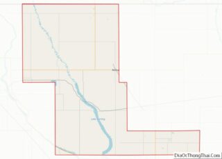 Map of Renville County, North Dakota