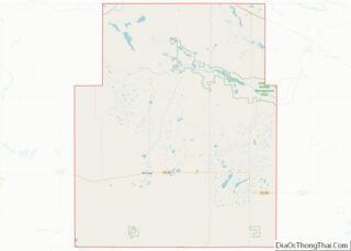 Map of Sheridan County, North Dakota