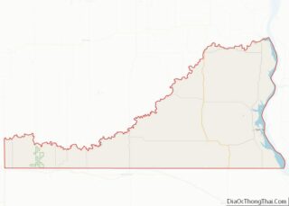 Map of Sioux County, North Dakota