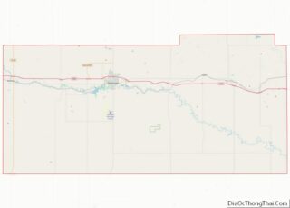 Map of Stark County, North Dakota