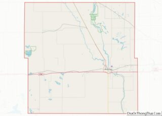 Map of Stutsman County, North Dakota