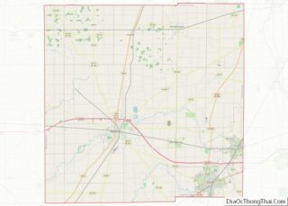 Map of Crawford County, Ohio