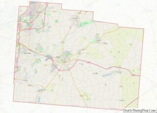 Map of Greene County, Ohio