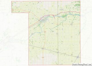 Map of Henry County, Ohio