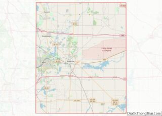 Map of Portage County, Ohio