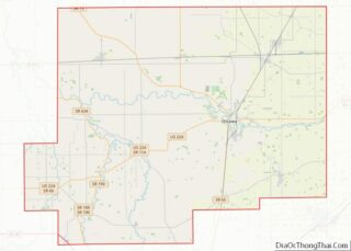 Map of Putnam County, Ohio