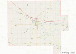 Map of Van Wert County, Ohio