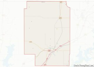 Map of Craig County, Oklahoma