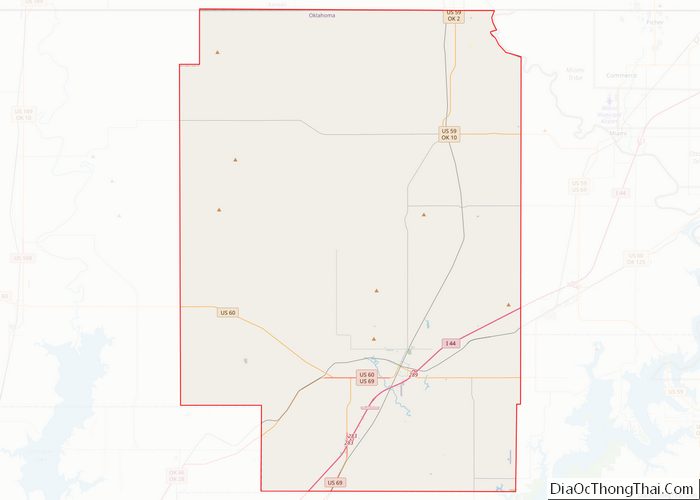 Map of Craig County