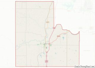 Map of Logan County, Oklahoma