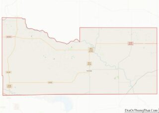 Map of Major County, Oklahoma