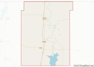 Map of Nowata County, Oklahoma