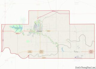 Map of Payne County, Oklahoma