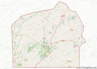 Map of Adams County, Pennsylvania