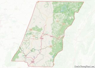 Map of Cambria County, Pennsylvania