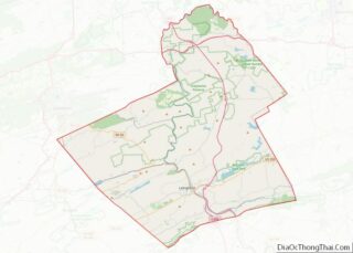 Map of Carbon County, Pennsylvania