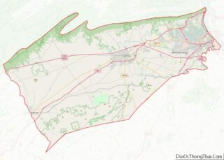 Map of Cumberland County, Pennsylvania