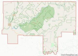 Map of Forest County, Pennsylvania