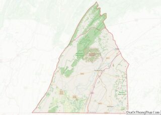 Map of Franklin County, Pennsylvania