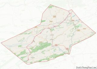 Map of Schuylkill County, Pennsylvania