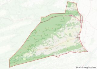 Map of Union County, Pennsylvania