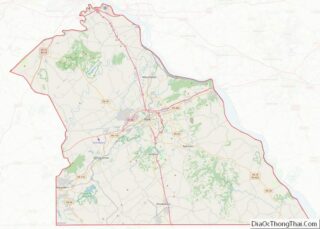 Map of York County, Pennsylvania