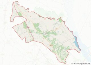 Map of Calhoun County, South Carolina