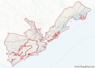 Map of Charleston County, South Carolina