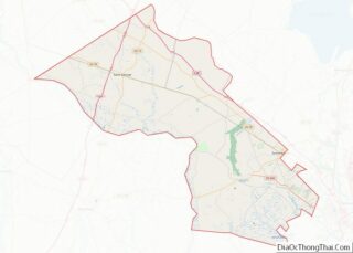 Map of Dorchester County, South Carolina