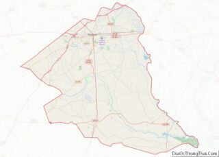 Map of Florence County, South Carolina