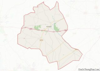 Map of Lee County, South Carolina