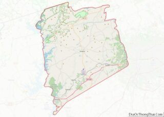 Map of Pickens County, South Carolina