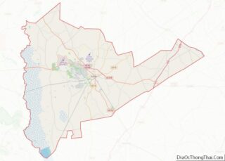 Map of Sumter County, South Carolina