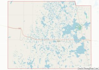 Map of Day County, South Dakota