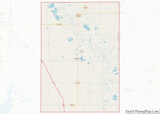 Map of Deuel County, South Dakota