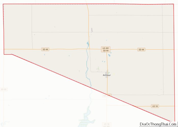 Map of Douglas County