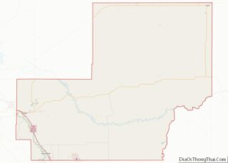 Map of Meade County, South Dakota