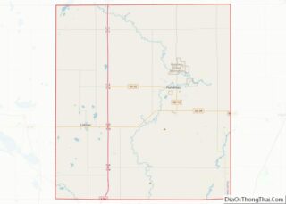 Map of Moody County, South Dakota