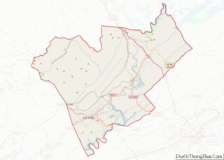 Map of Anderson County, Tennessee