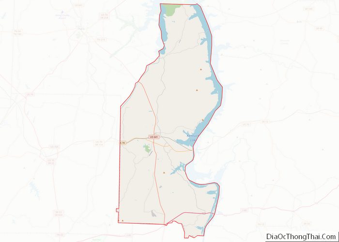 Map of Benton County