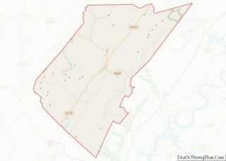 Map of Bledsoe County, Tennessee