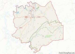 Map of Blount County, Tennessee