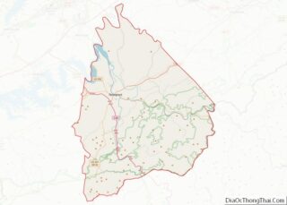 Map of Cocke County, Tennessee