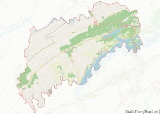 Map of Grainger County, Tennessee