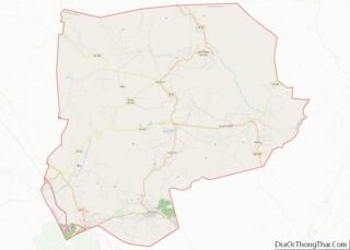 Map of Grundy County, Tennessee