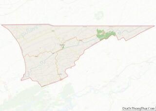 Map of Hancock County, Tennessee